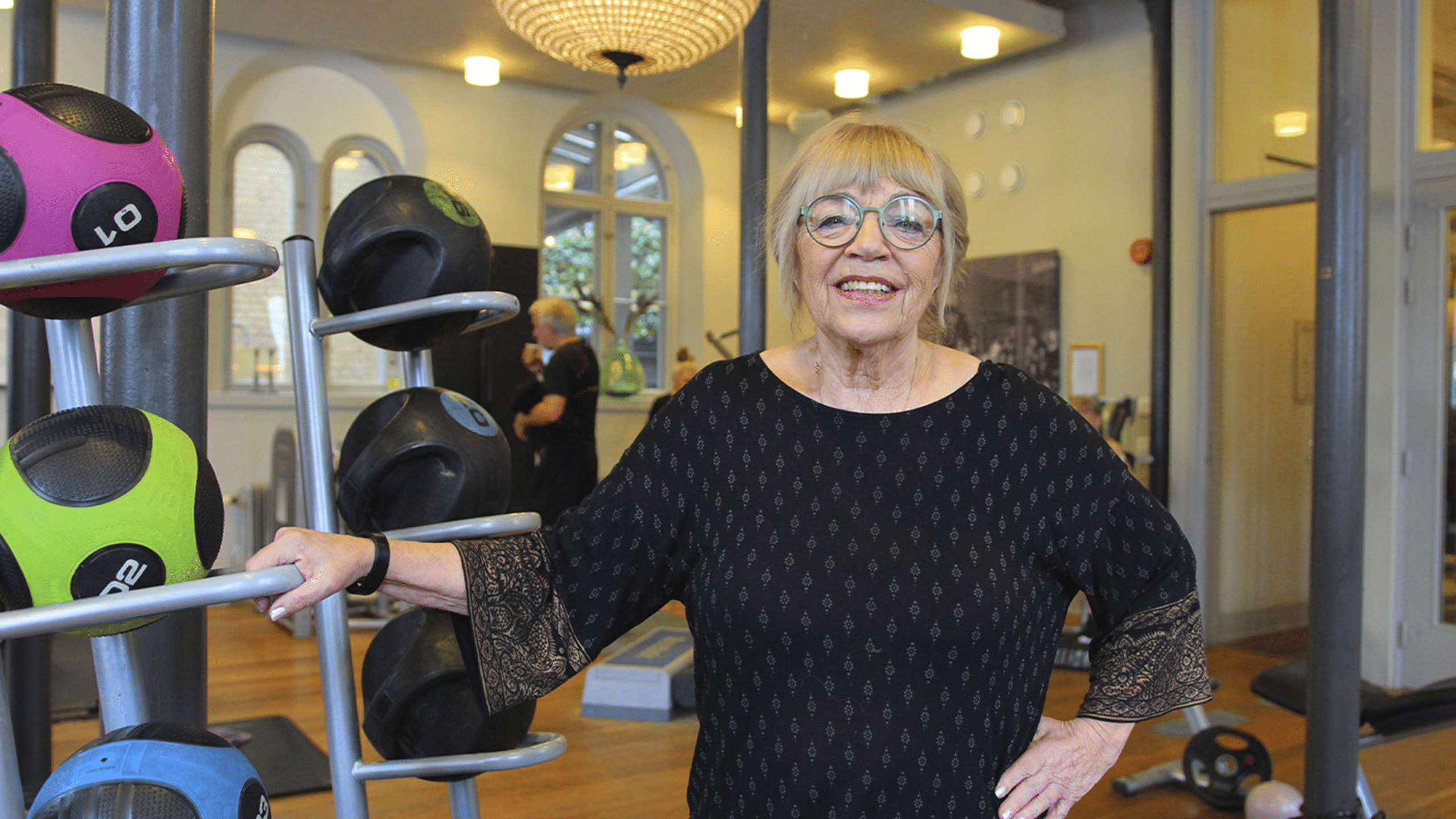 Helene 73 medlem på Hagabadet ”Jag är hälsofrälst tack vare Hagabadet”