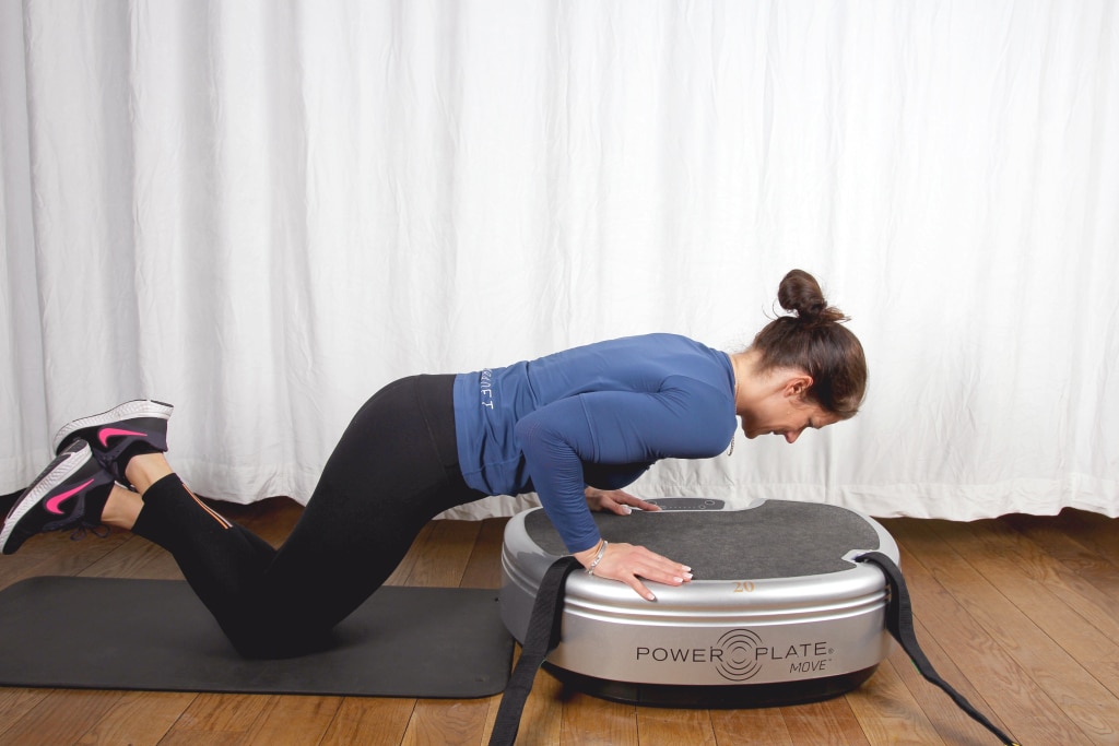 Armhävningar på PowerPlate