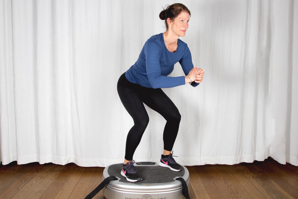 Knäböj på PowerPlate