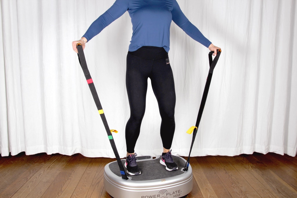 Axellyft på PowerPlate